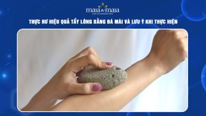 Tẩy lông bằng đá mài