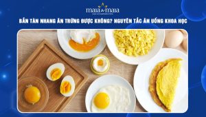 bắn tàn nhang ăn trứng được không
