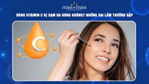 dùng vitamin c bị sạm da
