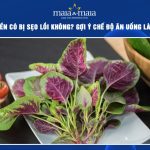 ăn rau dền có bị sẹo lồi không