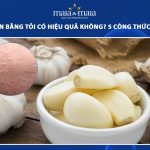 trị mụn ẩn bằng tỏi