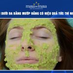 trị mụn ẩn dưới da bằng mướp đắng