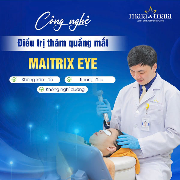 Trị thâm 2 công nghệ maitrix eye trị quầng thâm mắt