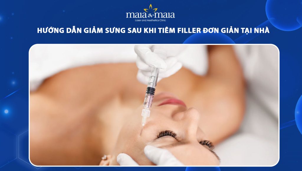 giảm sưng sau khi tiêm filler