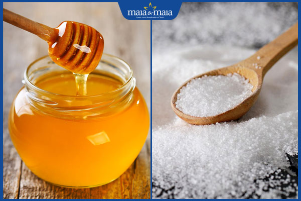 mật ong và muối