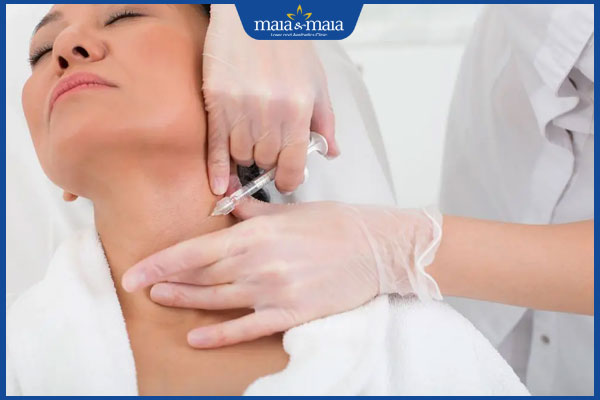 Tiêm trẻ hóa vùng cổ có an toàn không? Quy trình và chi phí liệu trình 4 thực hiện tiêm trẻ hóa vùng cổ