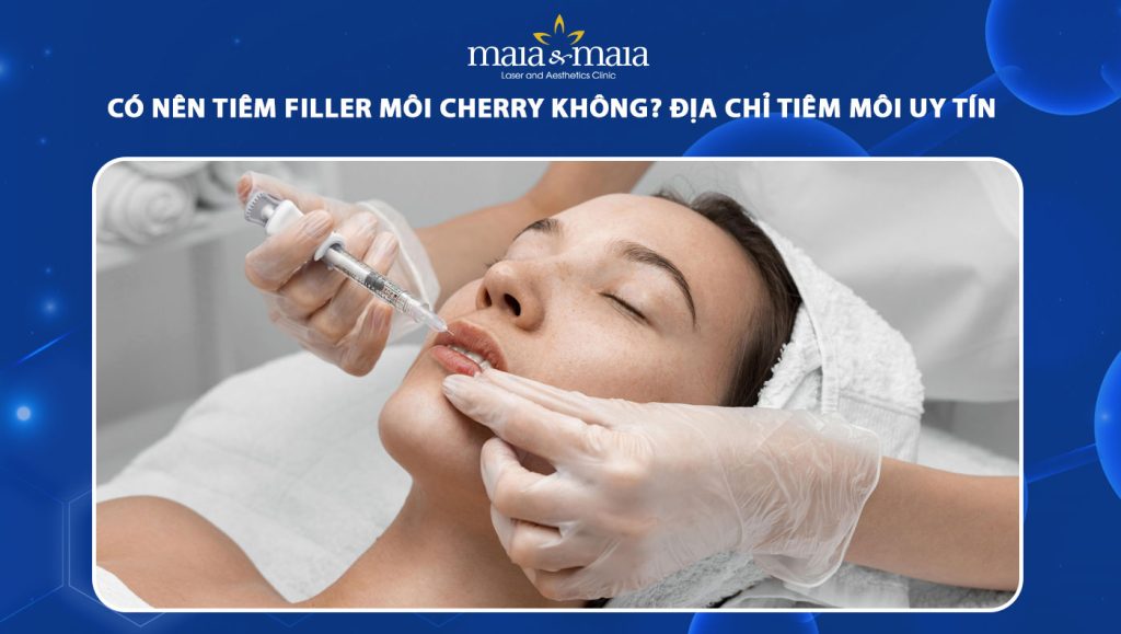tiêm filler môi cherry