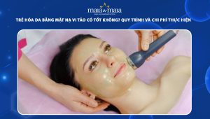 trẻ hóa da bằng mặt nạ vi tảo