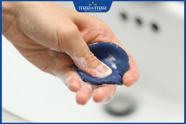 vệ sinh bông phấn