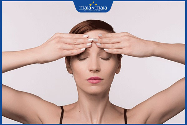 Gợi ý 5 bài tập làm mờ nếp nhăn giữa hai chân mày đơn giản tại nhà 4 bài tập ấn huyệt trán