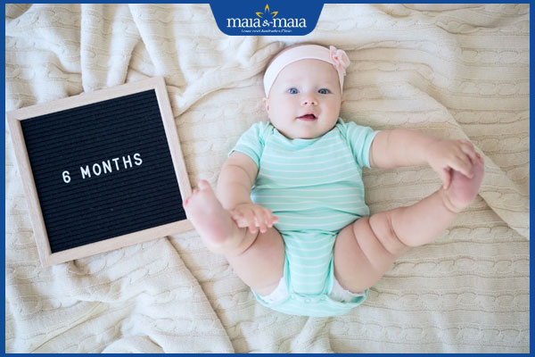 em bé được 6 tháng