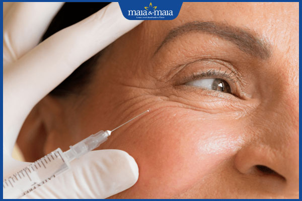 tiến hành tiêm botox