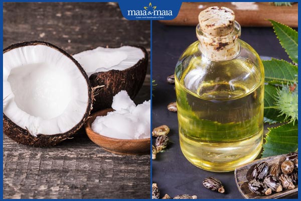 dầu dừa và thầu dầu