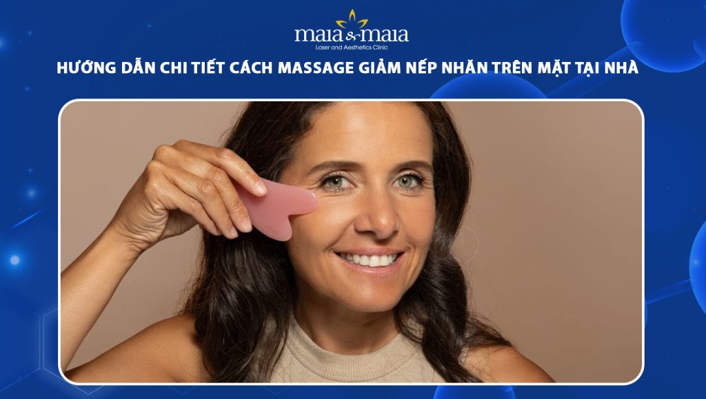 massage giảm nếp nhăn trên mặt