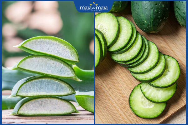 Tổng hợp 10 mặt nạ giảm nếp nhăn lão hóa & lưu ý sử dụng  4 nha đam và dưa chuột