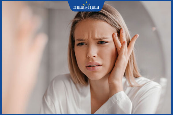 nhận biết nếp nhăn trên trán khi còn trẻ