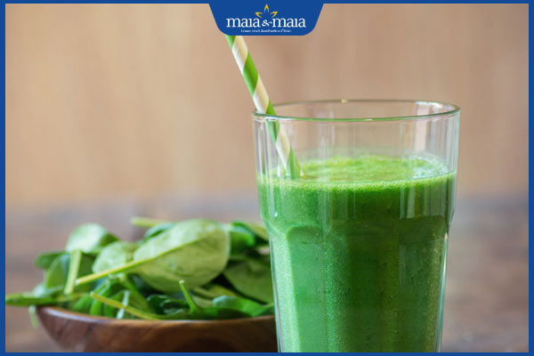 Top 12 loại nước uống đẹp da chống lão hóa từ bên trong an toàn, tiết kiệm chi phí  6 nước ép rau bina