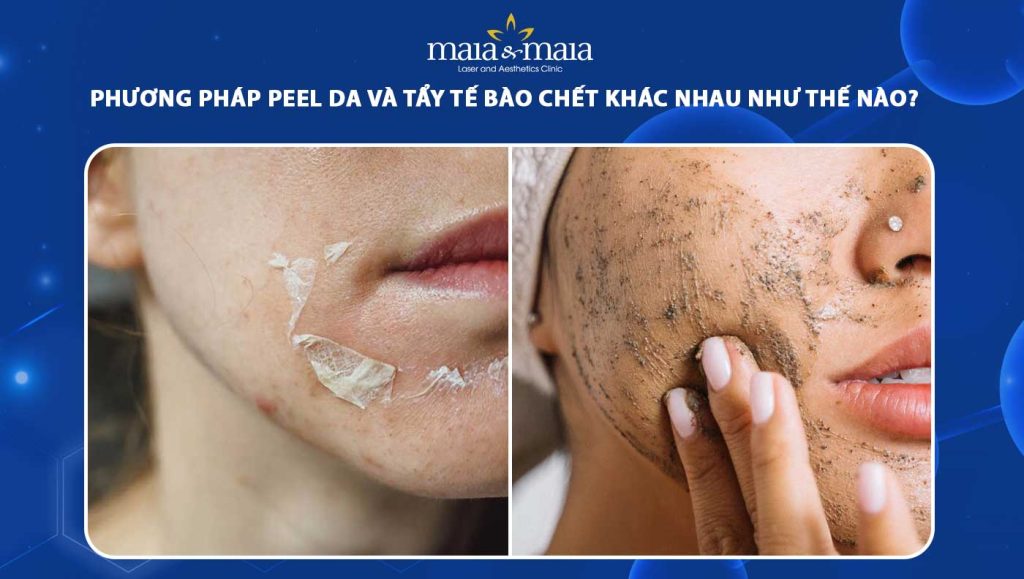 peel da và tẩy tế bào chết