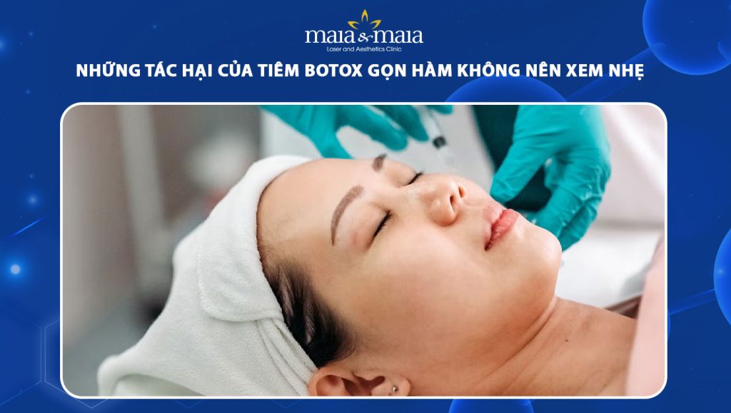 tác hại của tiêm botox gọn hàm