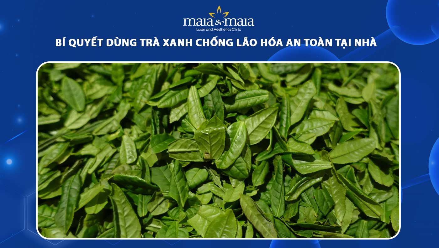 trà xanh chống lão hóa