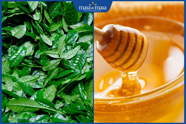 Bí quyết dùng trà xanh chống lão hóa an toàn tại nhà  4 trà xanh và mật ong