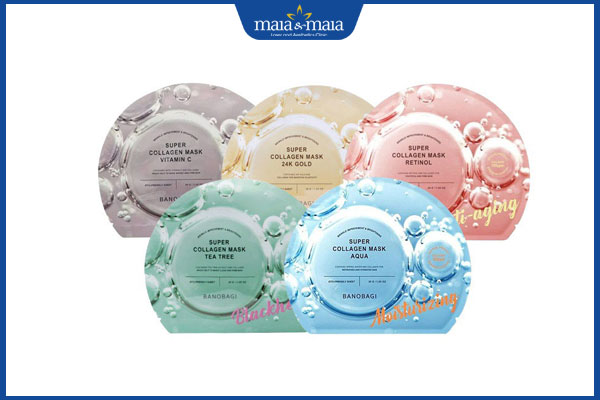 Tổng hợp các loại mặt nạ chống lão hóa được yêu thích hiện nay 4 mặt nạ Banobagi Super Collagen