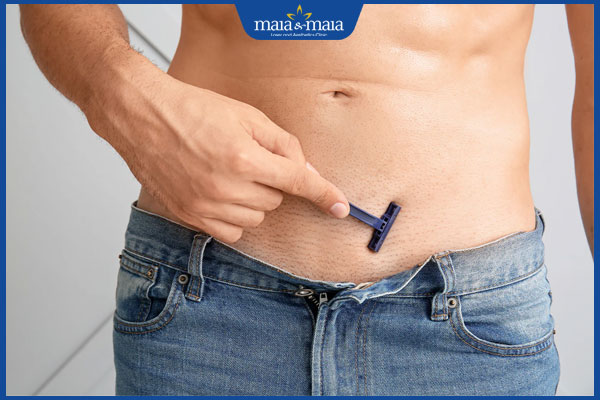 nam cạo lông vùng kín