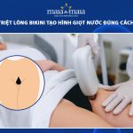 triệt lông bikini tạo hình giọt nước
