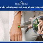 triệt lông xong có được bôi kem chống nắng không