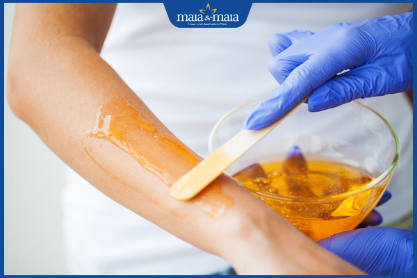 wax lông bằng mật ong