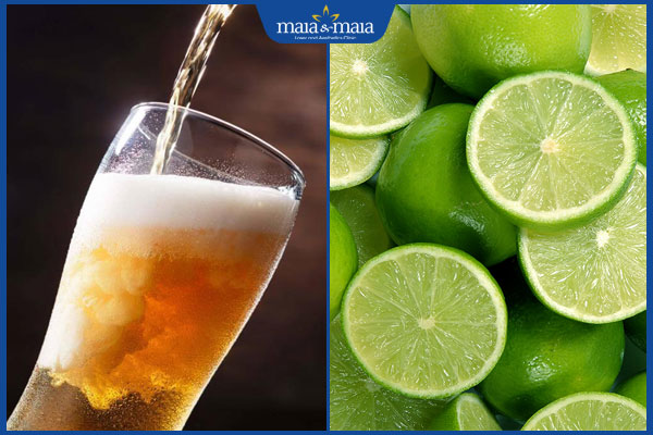 5+ cách trị nám bằng bia đơn giản, dễ thực hiện tại nhà 4 bia và chanh