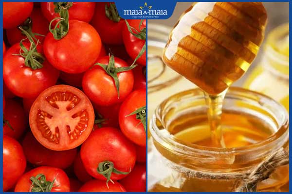 cà chua và mật ong