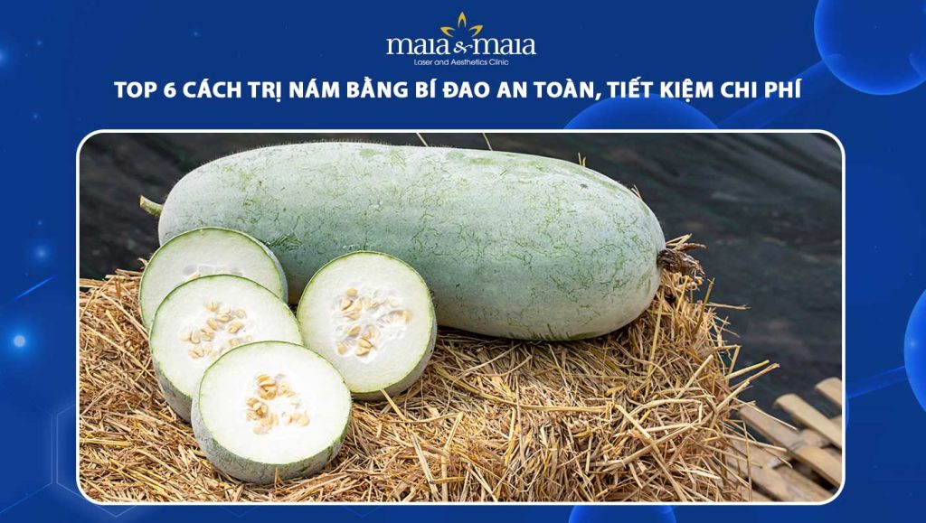 cách trị nám bằng bí đao