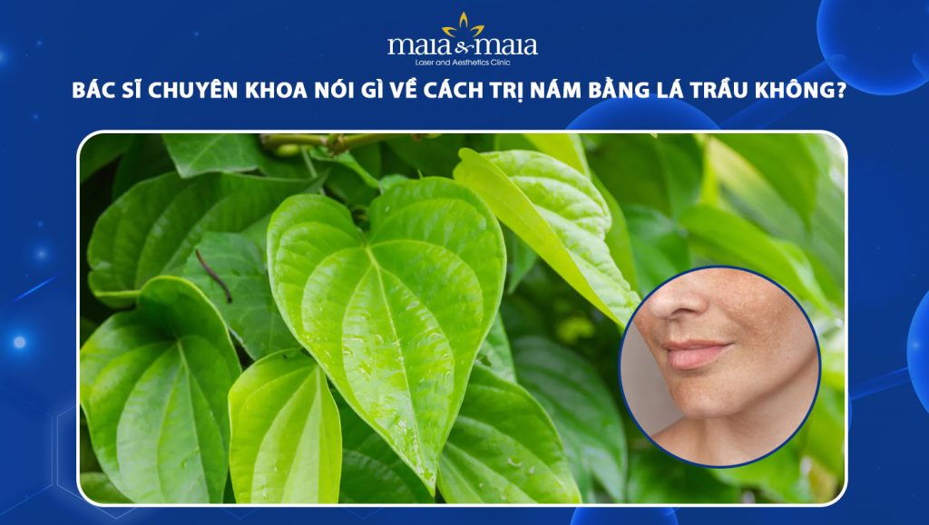 cách trị nám bằng lá trầu không