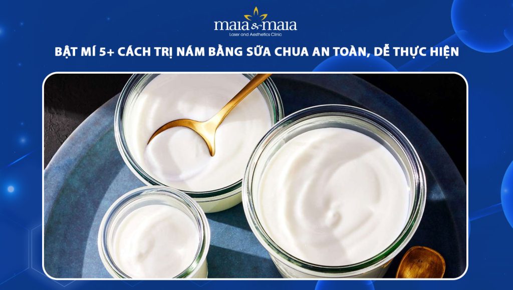 cách trị nám bằng sữa chua