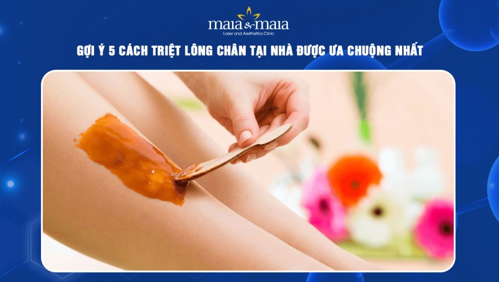 cách triệt lông chân tại nhà
