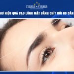cạo lông mặt bằng chỉ