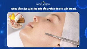 Hướng dẫn cách cạo lông mặt bằng phấn rôm đơn giản tại nhà  114 cạo lông mặt bằng phấn rôm