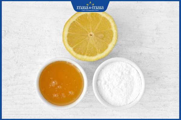 chanh baking soda triệt lông