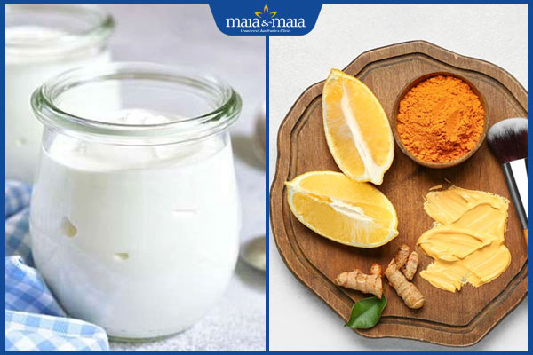 chanh nghệ sữa chua