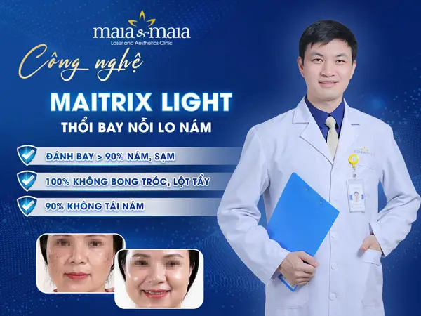 Điều trị nám da bằng Axit Kojic có tốt không? Quy trình sử dụng an toàn 5 công nghệ maitrix light