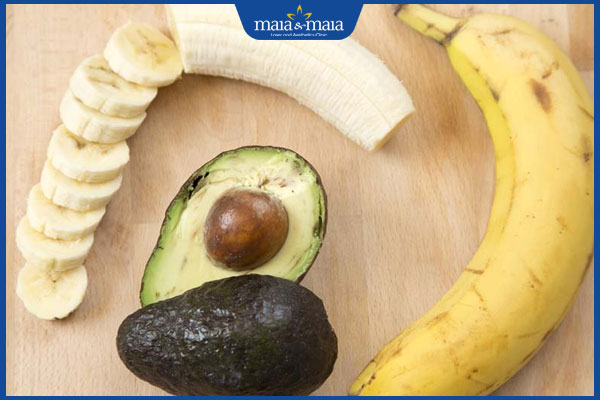 hỗn hợp bơ chuối trị nám da