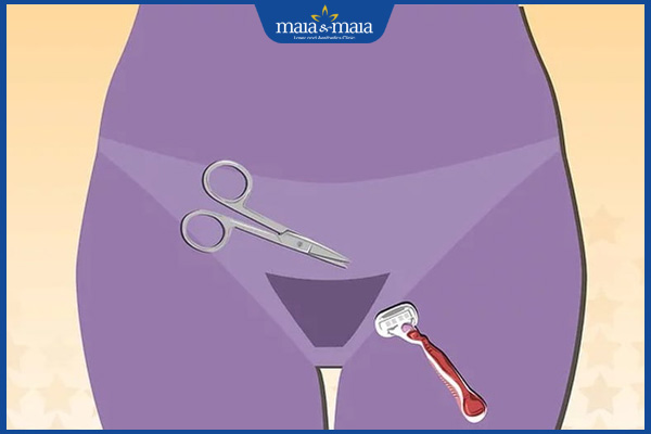 kéo tỉa lông vùng kín