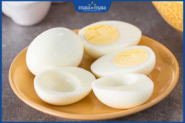 lòng trắng trứng tẩy lông mặt