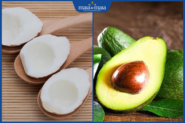 lòng trắng trứng và bơ