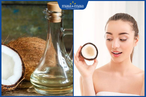 lưu ý khi bôi dầu dừa