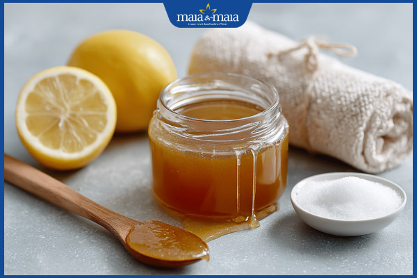 mật ong chanh đường