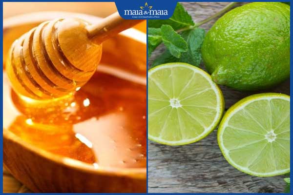 mật ong và chanh