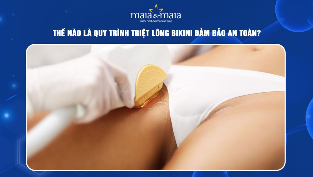 quy trình triệt lông bikini