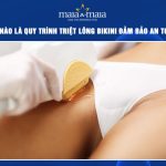 quy trình triệt lông bikini